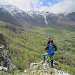 Scorcio di un percorso da Isola del Gran Sasso a San Pietro nella Valle Siciliana d'Abruzzo