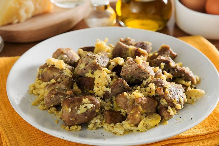piatto di Agnello d’Abruzzo cace e ove