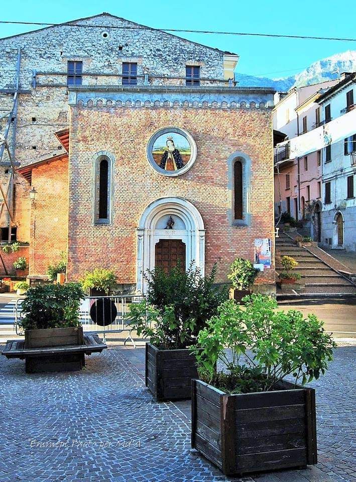chiesa di San Rocco a Castelli nella Valle Siciliana del Gran Sasso a Teramo in Abruzzo