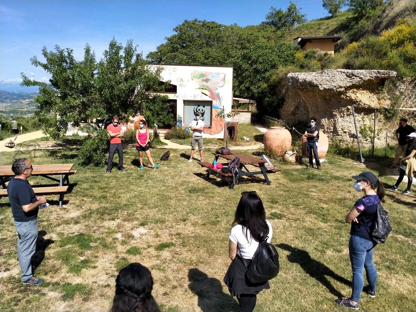 meeting all'aperto per l'educazione alla sostenibilità per le scuole