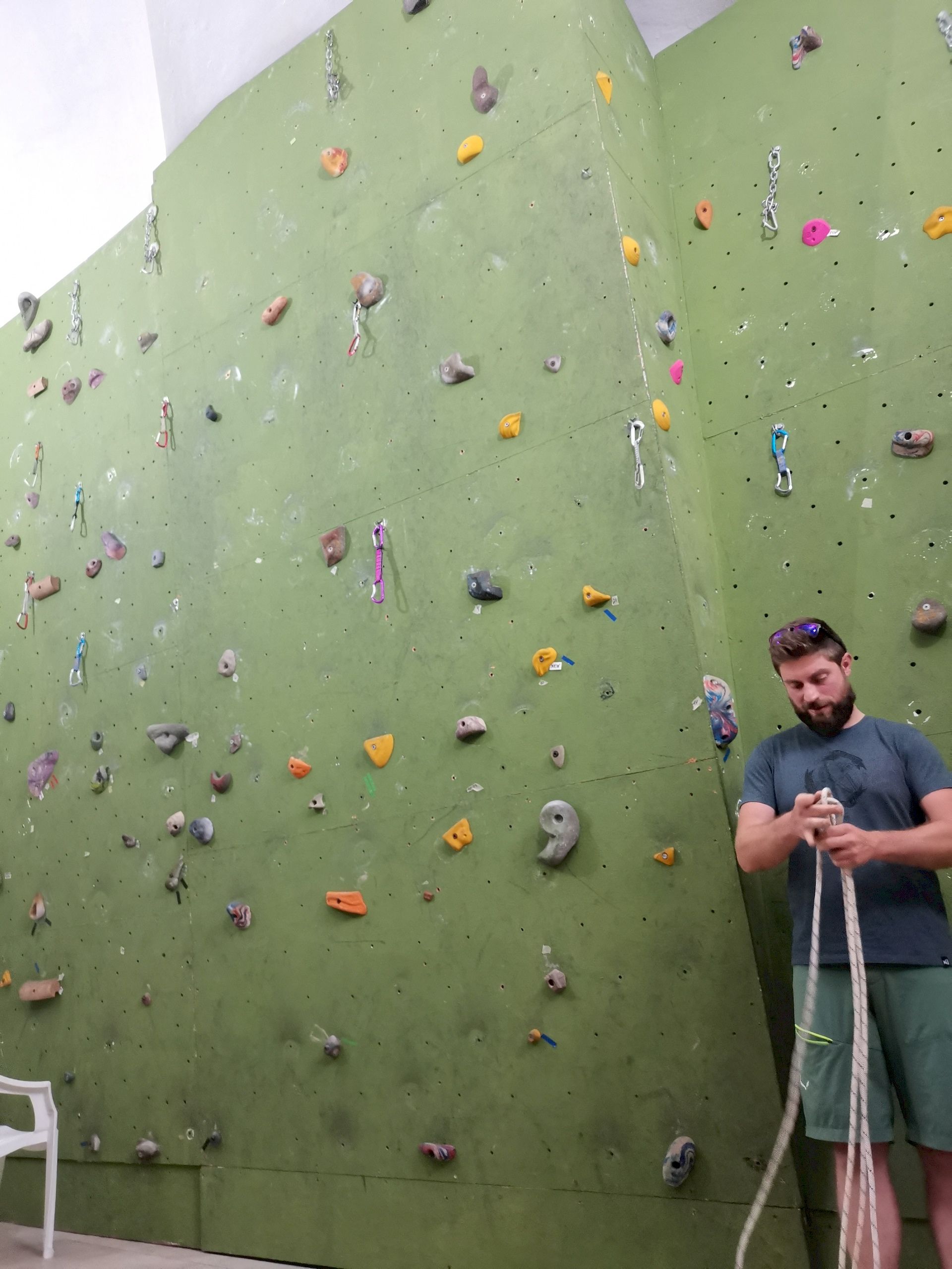 La Palestra di arrampicata sede CAI