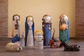 presepe degli sudenti Istituto d'Arte F. A. Grue Comune Castelli Teramo Abruzzo Gran Sasso Italia