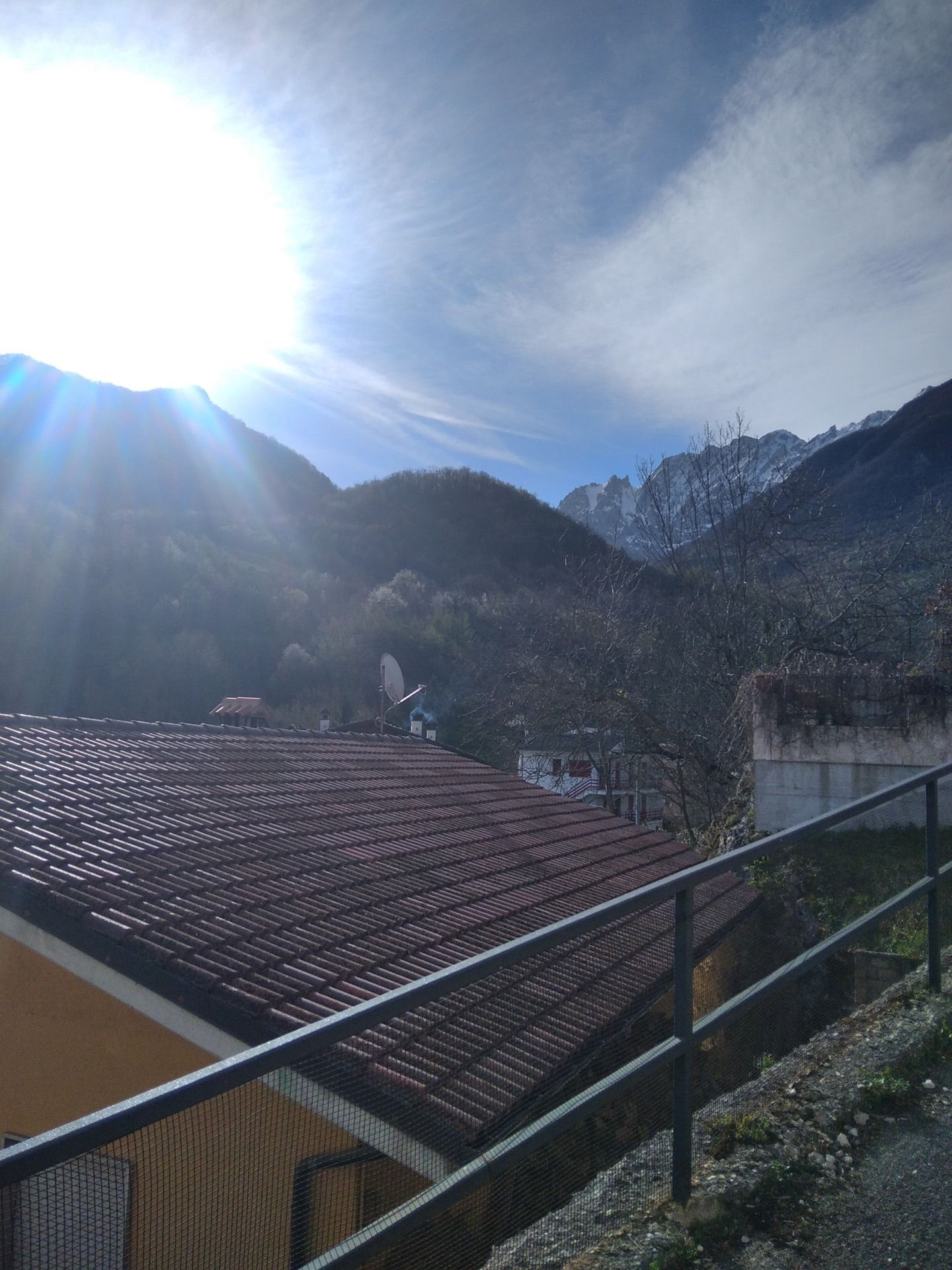Piane del Fiume a Teramo in Abruzzo nella valle del Gran Sasso