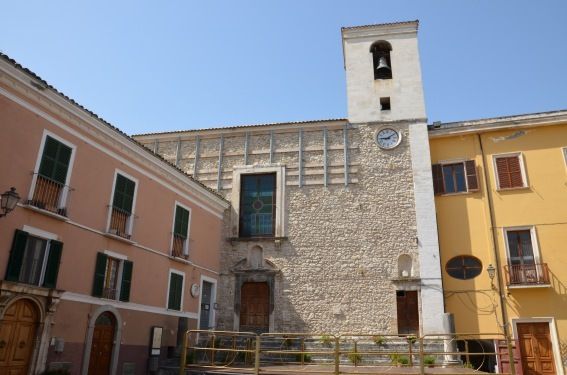 Chiesa di San Giovanni Battista a Castelli nella Valle Siciliana del Gran Sasso a Teramo in Abruzzo