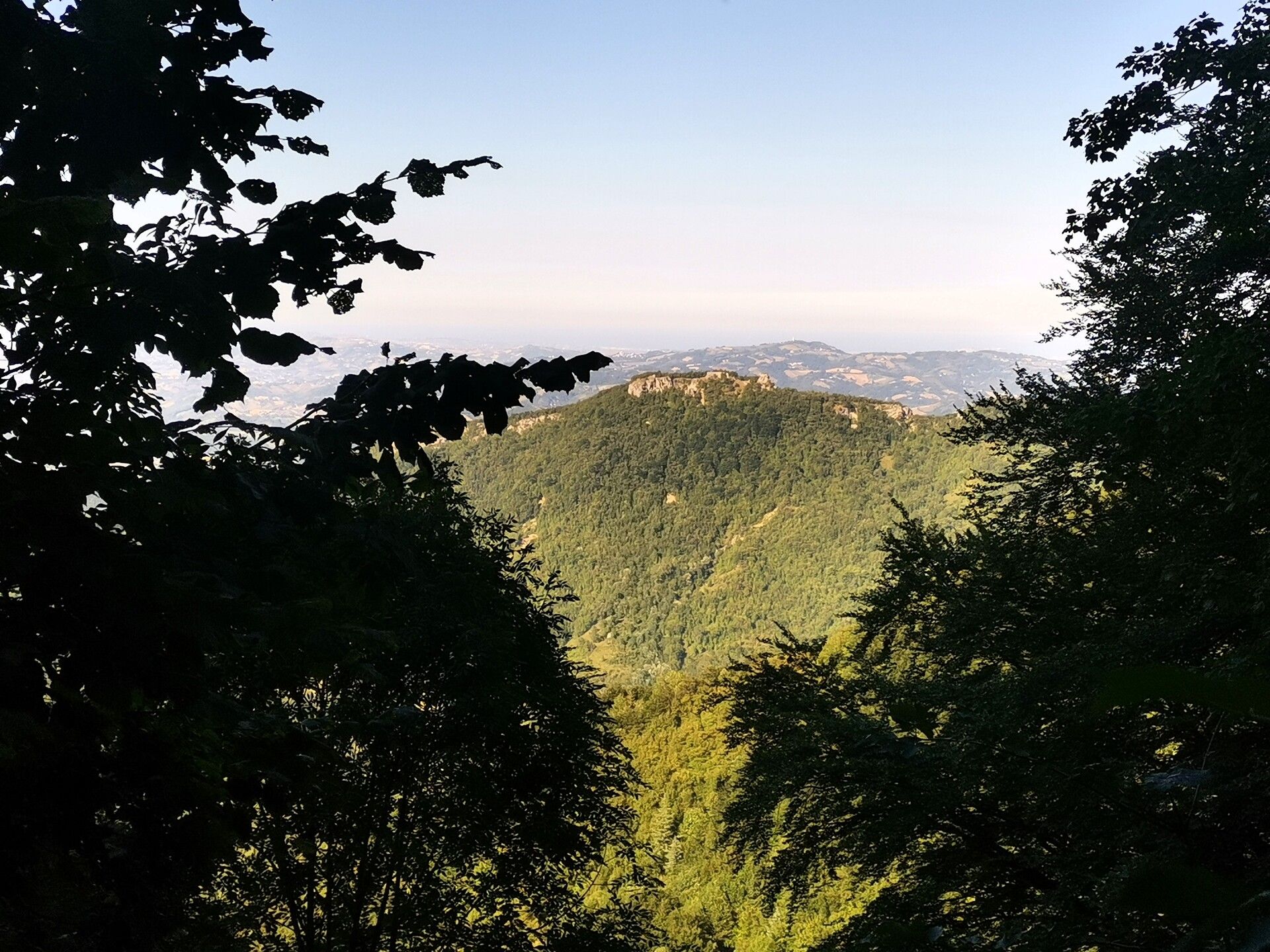 panorama Cascate del Ruzzo Vena Roscia nella Valle del Gran Sasso a Teramo in Abruzzo