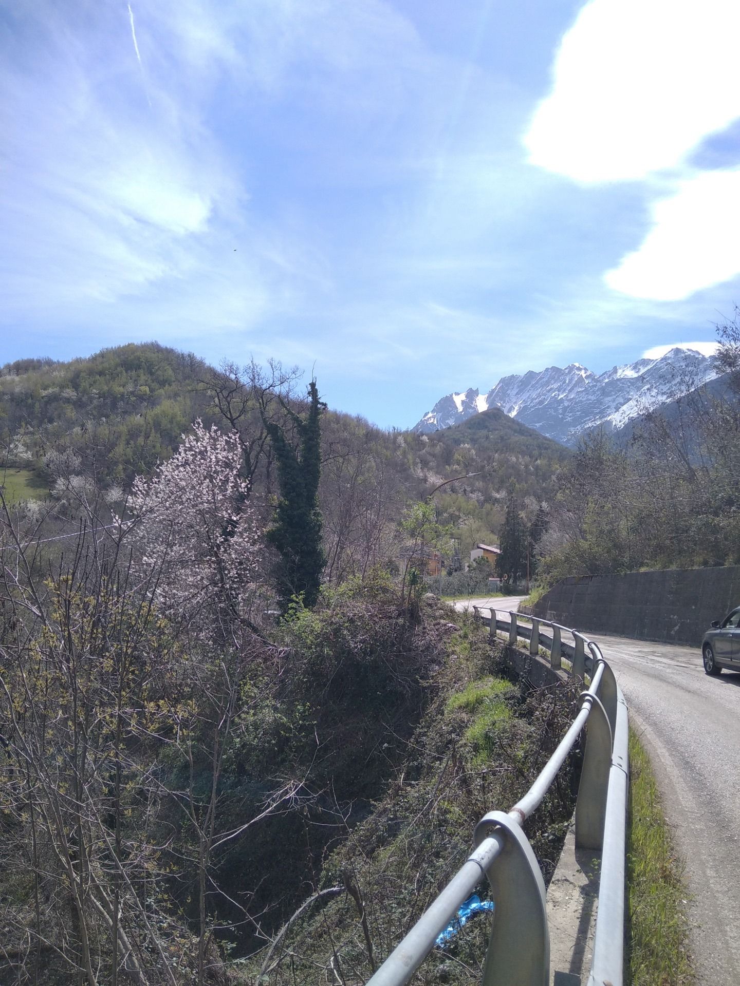 Piane del Fiume a Teramo in Abruzzo nella valle del Gran Sasso