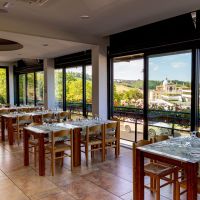 sala vista San Gabriele ristorante Pina a Isola del Gran Sasso a Teramo in Abruzzo