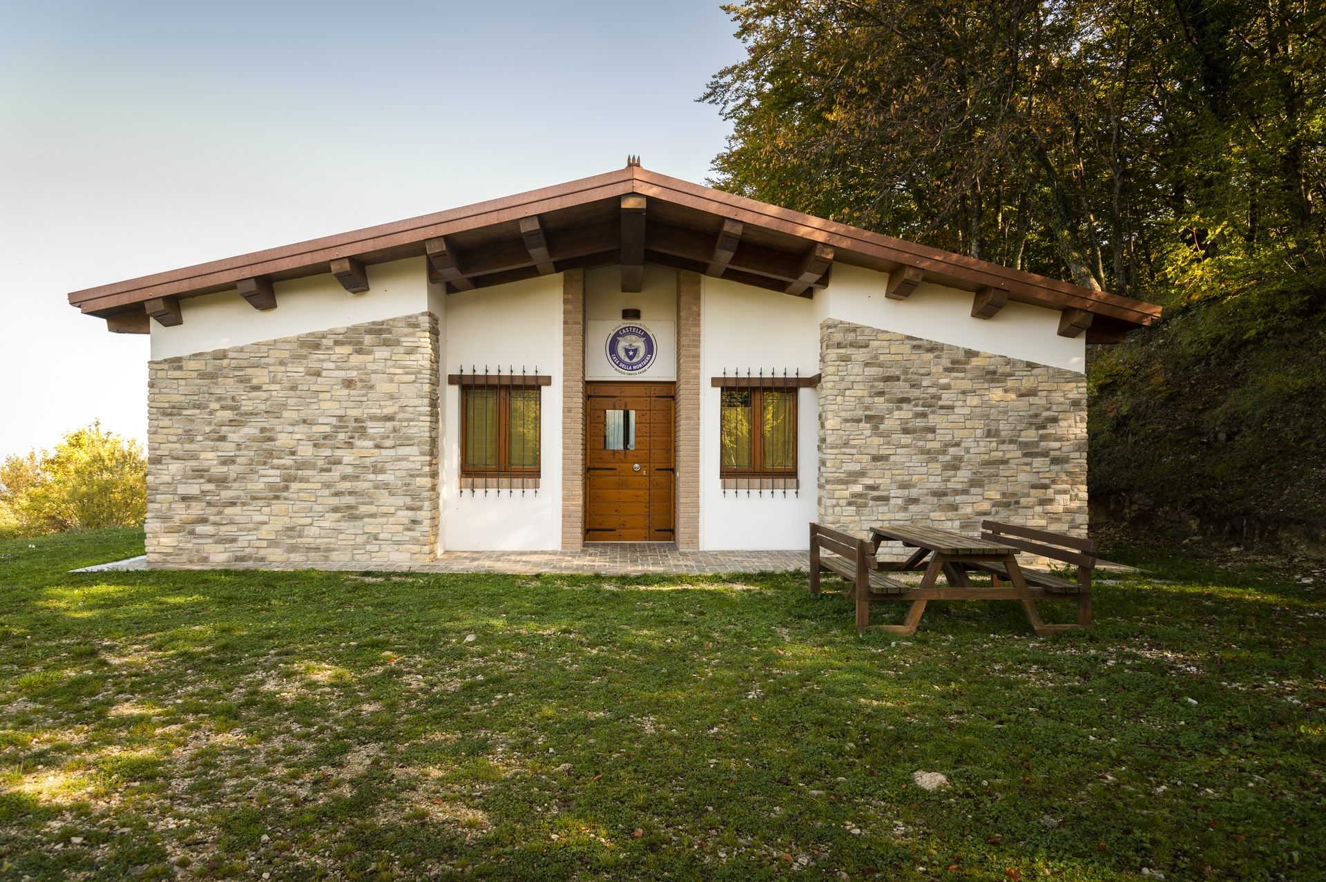 rifugio Enrico Faiani nel comune di Castelli a Teramo in Abruzzo del Gran Sasso D'Italia