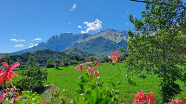 camera con vista B&B Il Dente del Lupo ad Isola del Gran Sasso a Teramo in Abruzzo