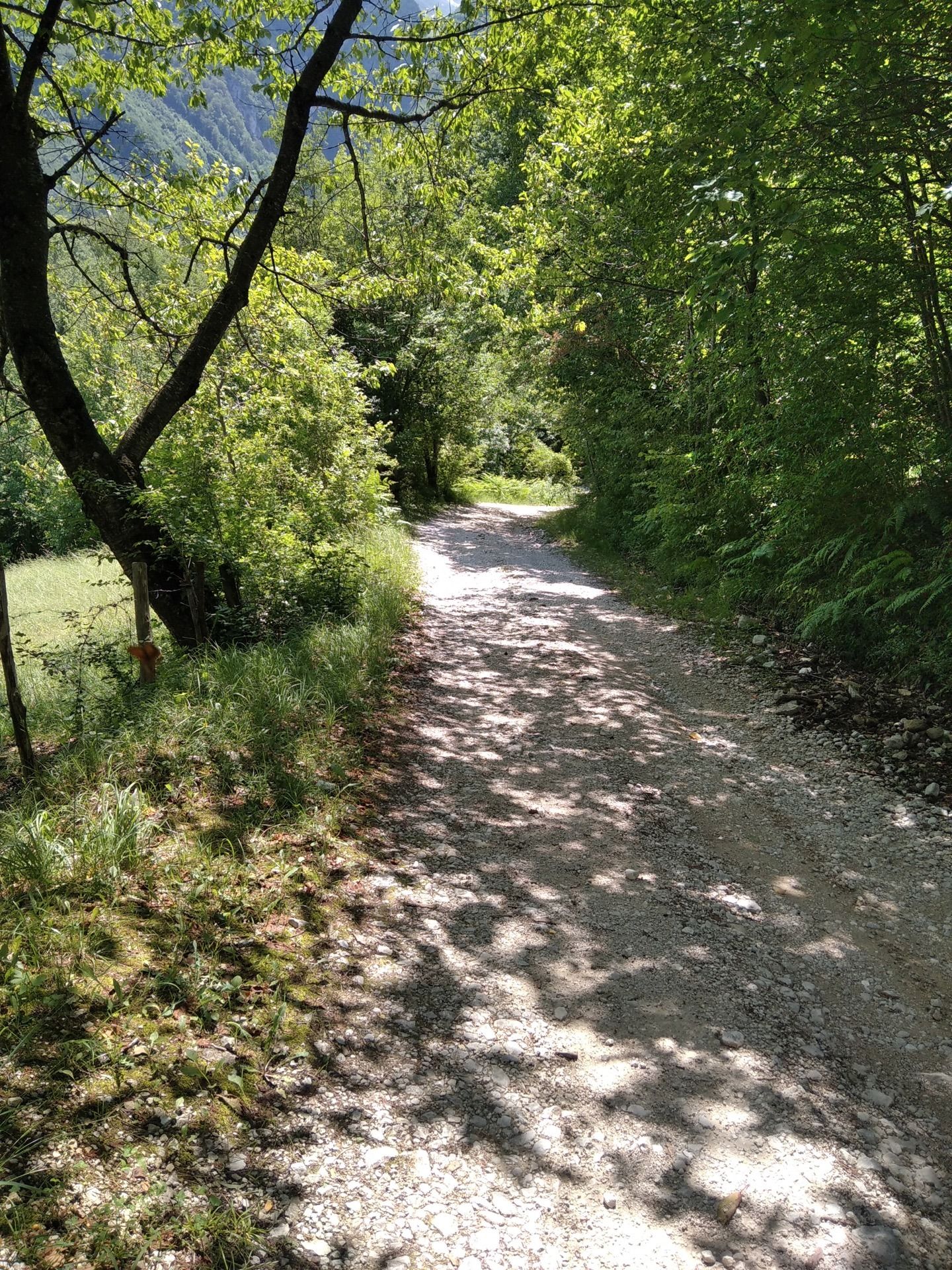Piane del Fiume a Teramo in Abruzzo nella valle del Gran Sasso
