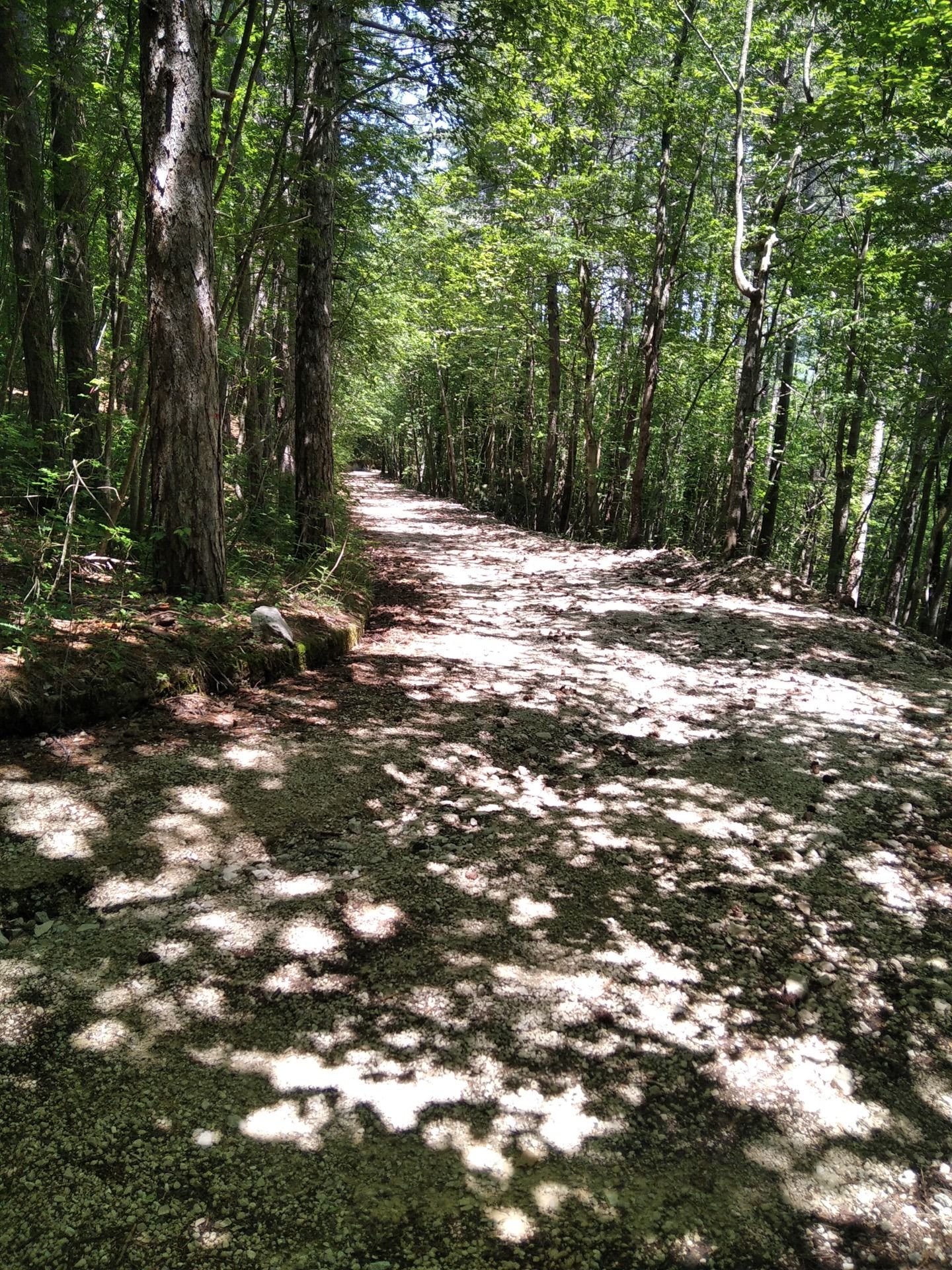 Piane del Fiume a Teramo in Abruzzo nella valle del Gran Sasso
