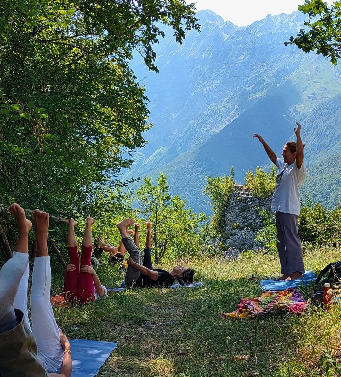 Scuola Verde con la scuola all'esterno