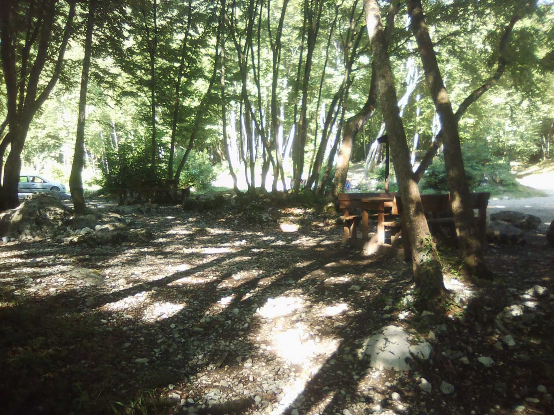 panchine Piane del Fiume a Teramo in Abruzzo nella valle del Gran Sasso