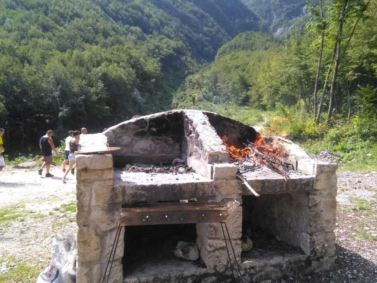 bracere Piane del Fiume a Teramo in Abruzzo nella valle del Gran Sasso